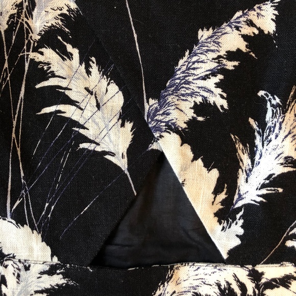 WHISTLES pari print linen crop top, US 4-6, NWT - Picture 5 of 10